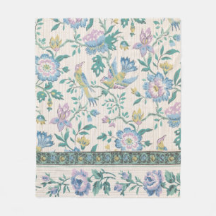  Patronen voor Paarse Bloemen & Vogels Fleece Deken