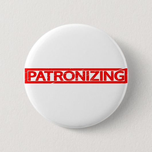 Patronistisch stempel ronde button 5,7 cm (Voorkant)
