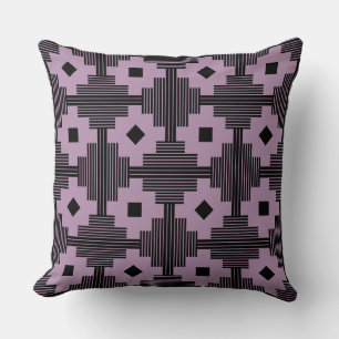Patroon 061214 - Zwart met Mauve b38fb1 Kussen