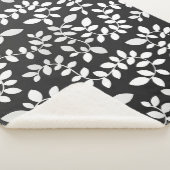 Patroon 10 bladeren sherpa deken (3/4)