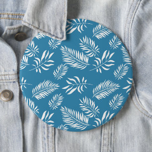 Patroon 13 bladeren ronde button 6,0 cm