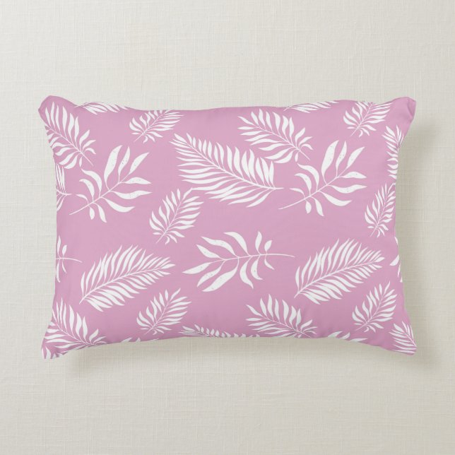 Patroon 15 bladeren accent kussen (Voorkant)