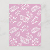 Patroon 15 bladeren briefkaart (Voorkant)