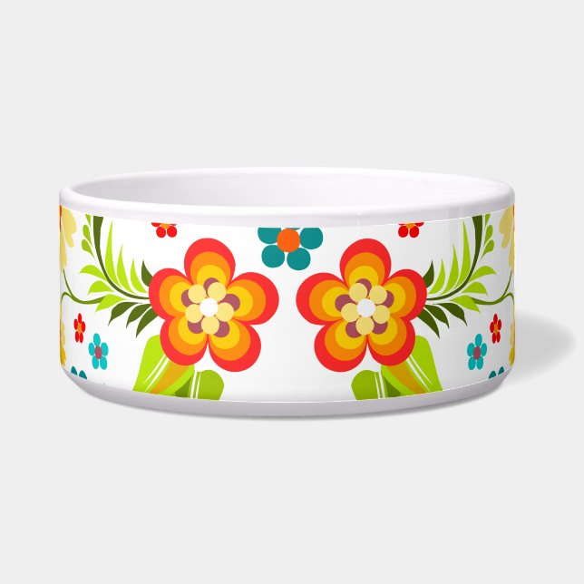 Patroon 1 Pet Bowl Voerbakje (Voorkant)