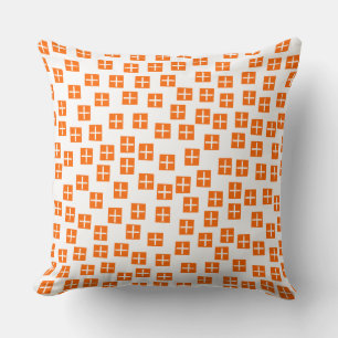 Patroon 270715 - Oranje en wit Kussen
