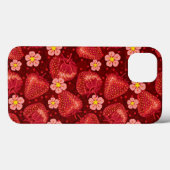 Patroon 2 2 van de aardbei Case-Mate iPhone case (Achterkant (horizontaal))