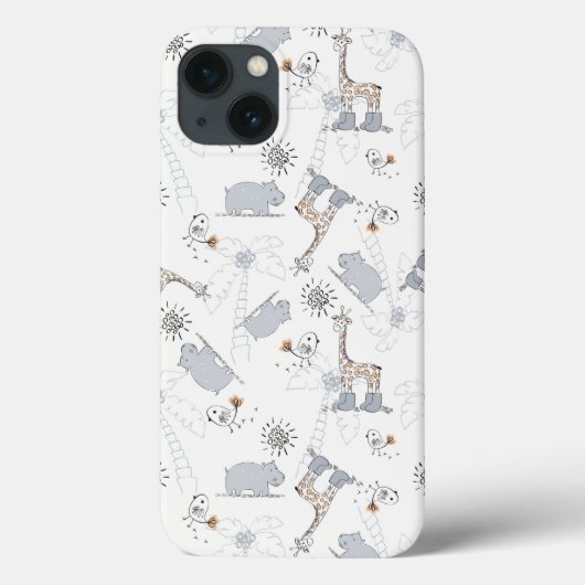 patroon 2 doedelen Case-Mate iPhone case (Achterkant)