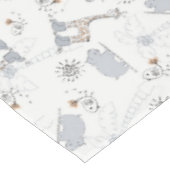 patroon 2 doedelen tafelkleed (Gekanteld)