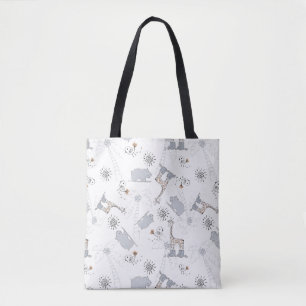 patroon 2 doedelen tote bag