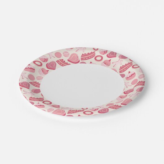 patroon 2 papieren bordje (Gekanteld)