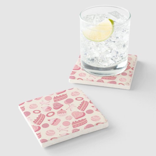 patroon 2 stenen onderzetter (Zijkant)