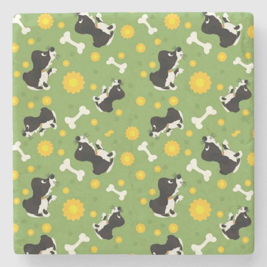 patroon 2 stenen onderzetter (Voorkant)