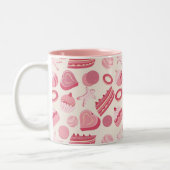 patroon 2 tweekleurige koffiemok (Links)