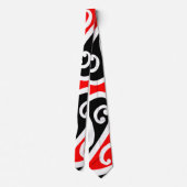 Patroon 2 van Kowhaiwhai van Maori Stropdas (Achterkant)