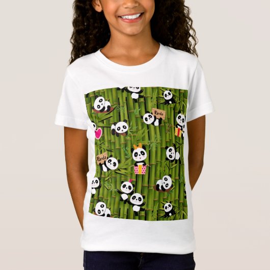 Patroon 2 van Panda T-shirt (Voorkant)