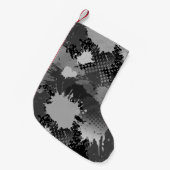 Patroon 2 verf kleine kerstsok (Voorkant (Hangend))