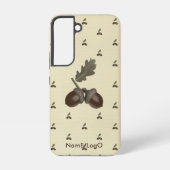 patroon_3_eikel_1 samsung galaxy hoesje (Achterkant)