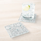 patroon 3 glazen onderzetter (Schuin)