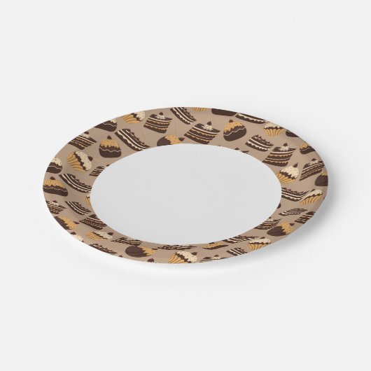 patroon 3 papieren bordje (Gekanteld)