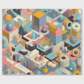 Patroon 5 cadeaupapier (Vlak)