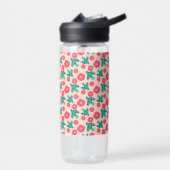 Patroon_8_Camellia en vogel_2 Waterfles (Links)