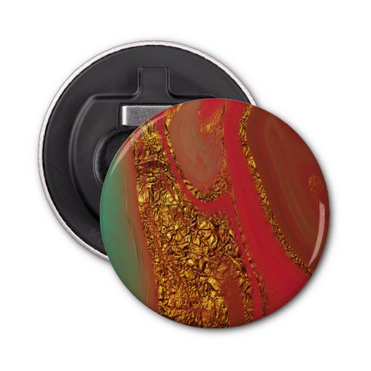 patroon abstract. button flesopener (Voorkant)