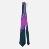 patroon abstract gemarmerd stropdas (Voorkant)