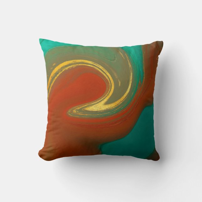 patroon abstract kussen (Voorkant)