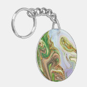 patroon abstract sleutelhanger (Voorkant Links)