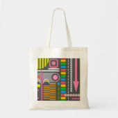 Patroon abstract Technology Control Panel Tote Bag (Voorkant)