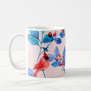 patroon achtergrond abstract rood caleidoscoop ont koffiemok