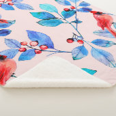 patroon achtergrond abstract rood caleidoscoop ont sherpa deken (3/4)