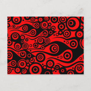 Patroon ARTs - de cirkelvlammen van het Tattoo b Briefkaart