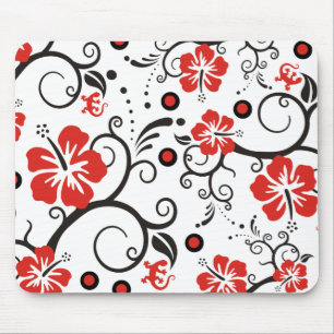 Patroon ARTs - hibiscus decor Muismat
