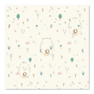 Patroon babykamer behang