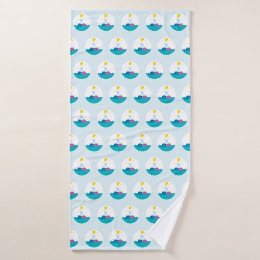 patroon badhanddoek (Badhanddoek)