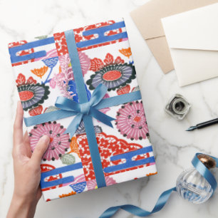  Patroon Bingata: Kleine kersenbloesems ... Cadeaupapier