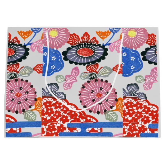 Patroon Bingata: Kleine kersenbloesems ... Groot Cadeauzakje (Voorkant)