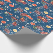  Patroon Bingata: Pioenen en kleine... Cadeaupapier (Hoek)