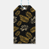 Patroon bladeren 16 cadeaulabel (Voorkant)