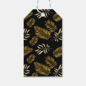 Patroon bladeren 16 cadeaulabel (Achterkant)