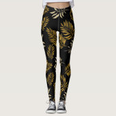 Patroon bladeren 16 leggings (Voorkant)