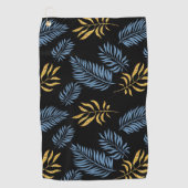 Patroon bladeren 17 golfhanddoek (Voorkant)