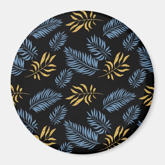 Patroon bladeren 17 magneet (Voorkant)