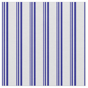 Patroon blauw en lavender stof