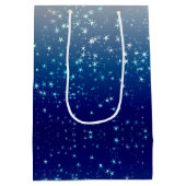 Patroon Christmas Star Gift Bag Medium Cadeauzakje (Achterkant)