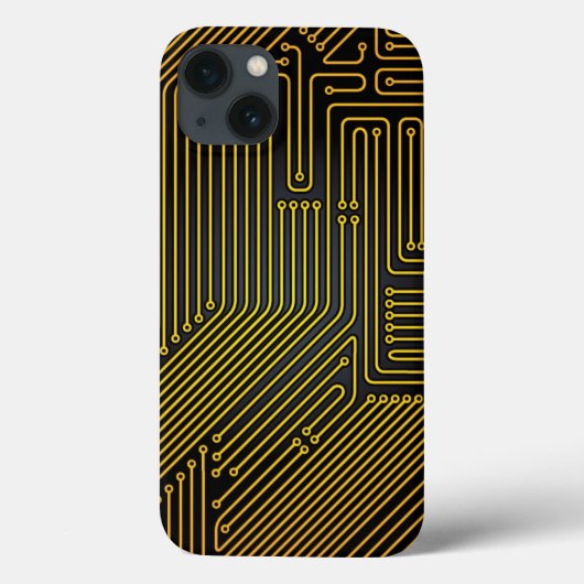 Patroon computercircuit Case-Mate iPhone case (Achterkant)