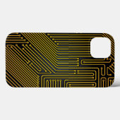Patroon computercircuit Case-Mate iPhone case (Achterkant (horizontaal))