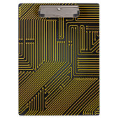 Patroon computercircuit klembord (Voorkant)