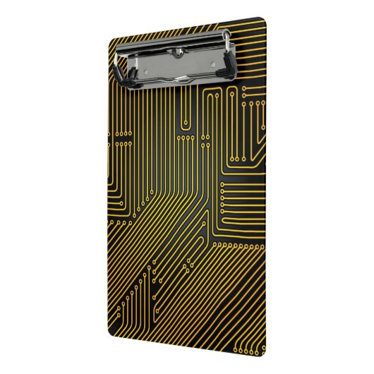 Patroon computercircuit mini klembord (Angled2)